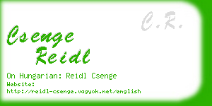 csenge reidl business card